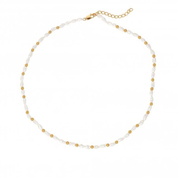 Hot Diamonds Gold Jac Jossa Calm Pearl Necklace - MococoHot DiamondsDN1575055069049090Necklaces