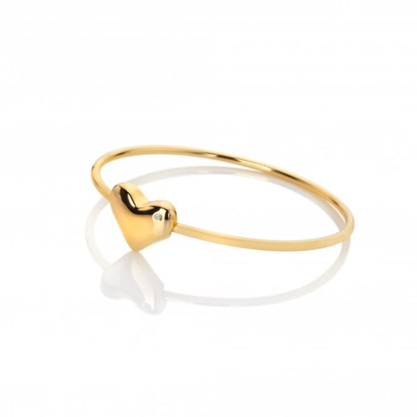 Hot Diamonds Gold Jac Jossa Desire Bangle Bracelet - YGP - MococoHot DiamondsDC1865055069053493Bracelets