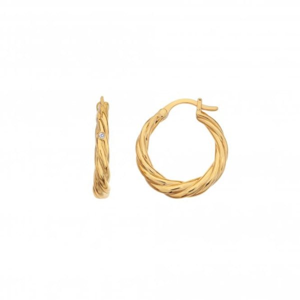 Hot Diamonds Gold Jac Jossa Entwine Earrings - MococoHot DiamondsDE6735055069045627Earrings