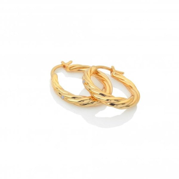 Hot Diamonds Gold Jac Jossa Entwine Earrings - MococoHot DiamondsDE6735055069045627Earrings