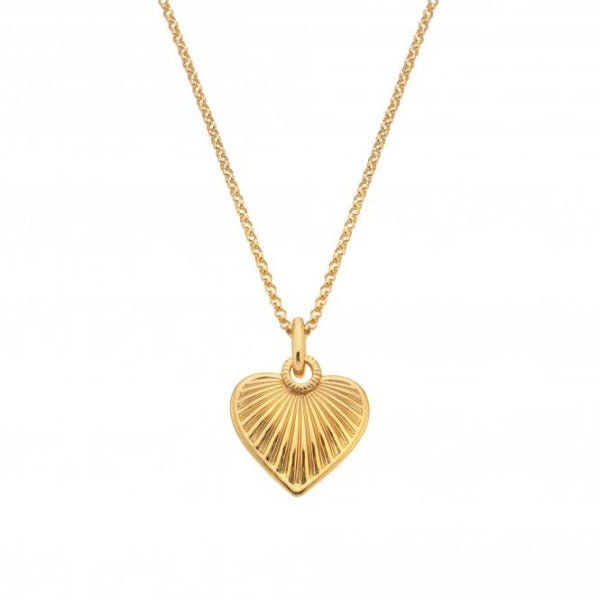 Hot Diamonds Gold Jac Jossa Essence Heart Pendant - MococoHot DiamondsDP10195055069055589Necklaces