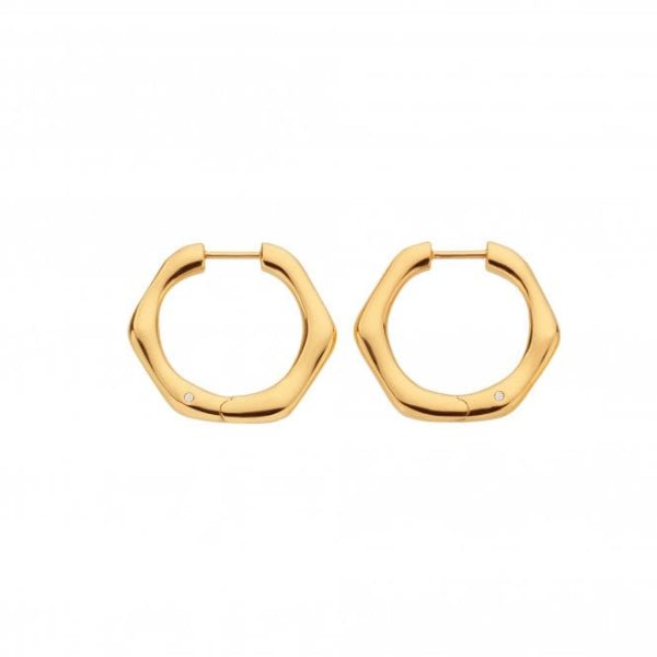 Hot Diamonds Gold Jac Jossa Fluid Earrings - MococoHot DiamondsDE7265055069049557Earrings
