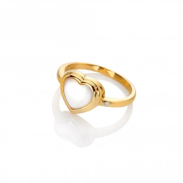 Hot Diamonds Gold Jac Jossa Heart Ring - MococoHot DiamondsDR284/L5055069054193Rings