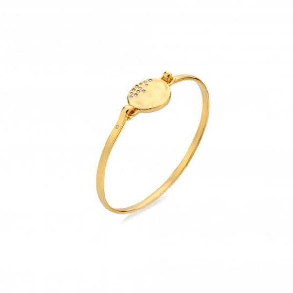 Hot Diamonds Gold Jac Jossa Illuminate Bangle Bracelet - MococoHot DiamondsDC2135055069055657Bracelets