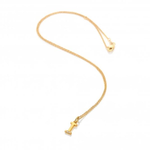 Hot Diamonds Gold Jac Jossa Letter I Pendant - MococoHot DiamondsDP9475055069052564Necklaces