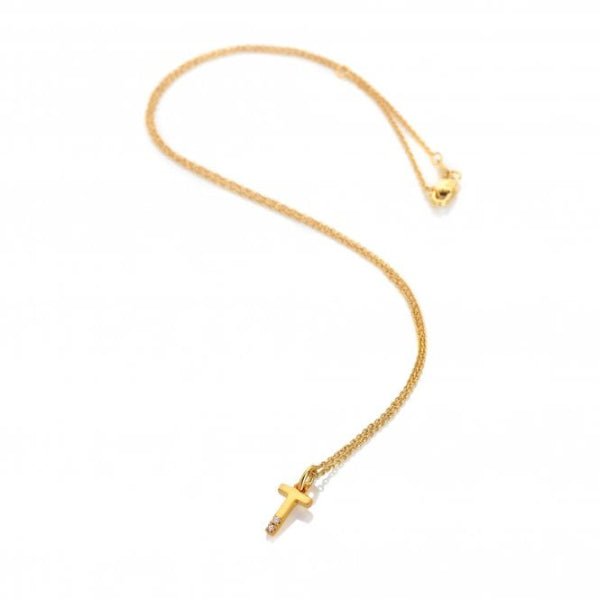 Hot Diamonds Gold Jac Jossa Letter T Pendant - MococoHot DiamondsDP9585055069052670Necklaces