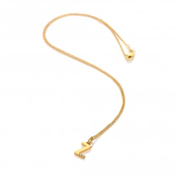 Hot Diamonds Gold Jac Jossa Letter Z Pendant - MococoHot DiamondsDP9645055069052731Necklaces