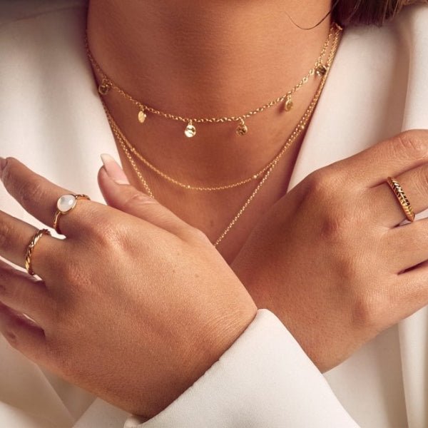 Hot Diamonds Gold Jac Jossa Lunar Choker - MococoHot DiamondsDN1485055069045757Necklaces