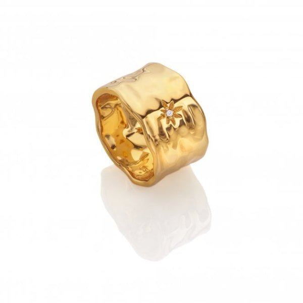 Hot Diamonds Gold Jac Jossa Lunar Statement Ring - MococoHot DiamondsDR253/L5055069049724Rings