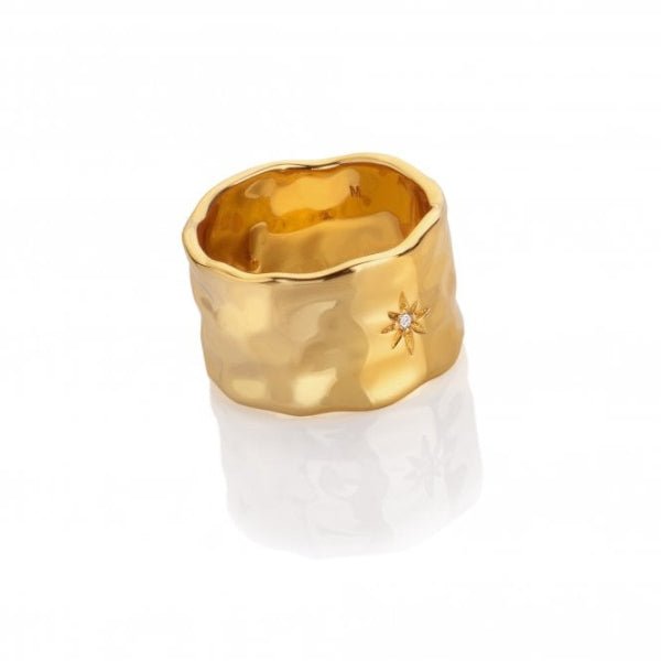 Hot Diamonds Gold Jac Jossa Lunar Statement Ring - MococoHot DiamondsDR253/L5055069049724Rings