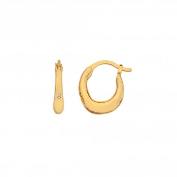 Hot Diamonds Gold Jac Jossa Soul Earrings - MococoHot DiamondsDE6685055069045573Earrings