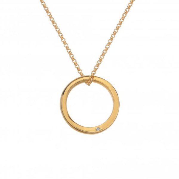 Hot Diamonds Gold Jac Jossa Soul Pendant - MococoHot DiamondsDP8395055069045818Necklaces
