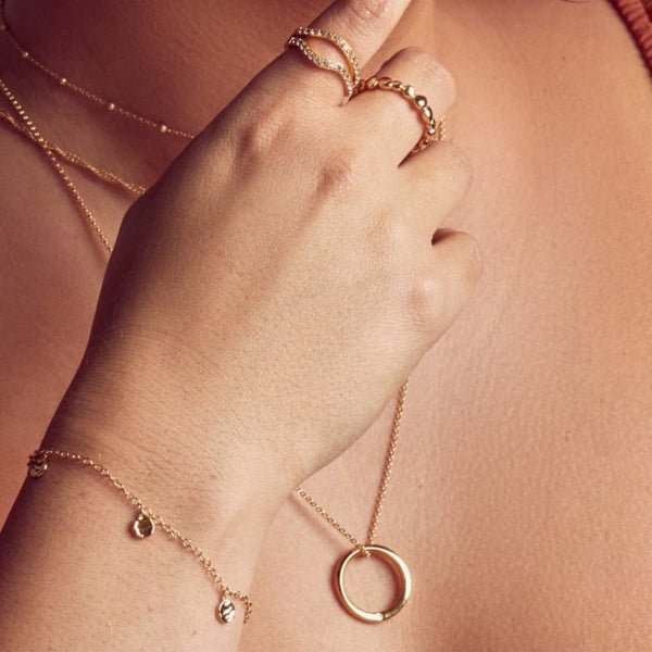 Hot Diamonds Gold Jac Jossa Soul Pendant - MococoHot DiamondsDP8395055069045818Necklaces