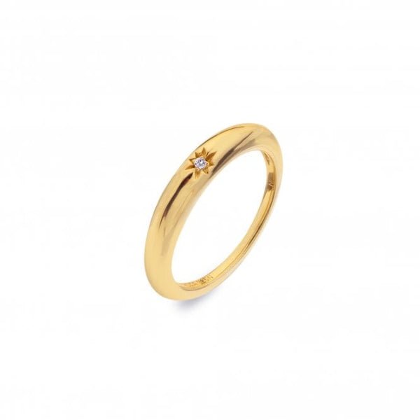 Hot Diamonds Gold Jac Jossa Soul Ring - MococoHot DiamondsDR227/L5055069046211Rings
