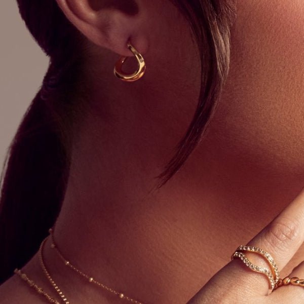 Hot Diamonds Gold Jac Jossa Soul Twist Earrings - MococoHot DiamondsDE6605055069045498Earrings