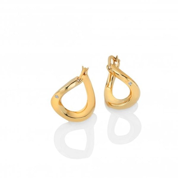 Hot Diamonds Gold Jac Jossa Soul Twist Earrings - MococoHot DiamondsDE6605055069045498Earrings