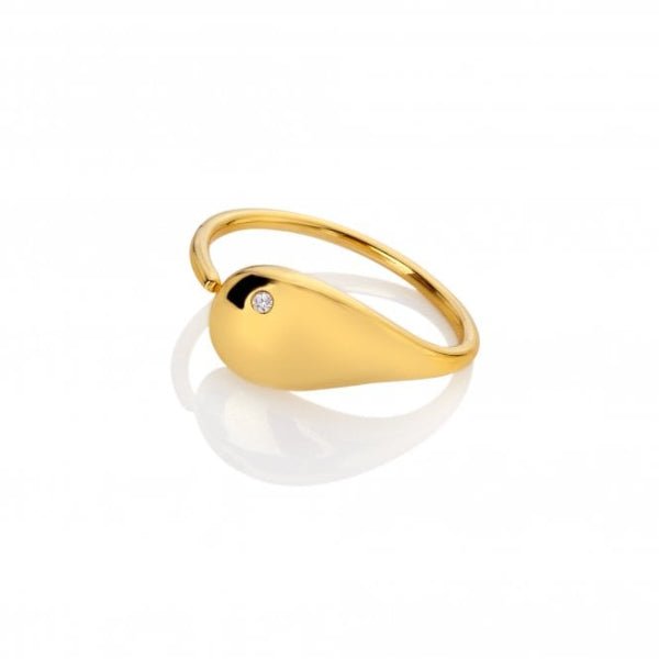 Hot Diamonds Gold Jac Jossa Tide Ring - MococoHot DiamondsDR282/L5055069053998Rings