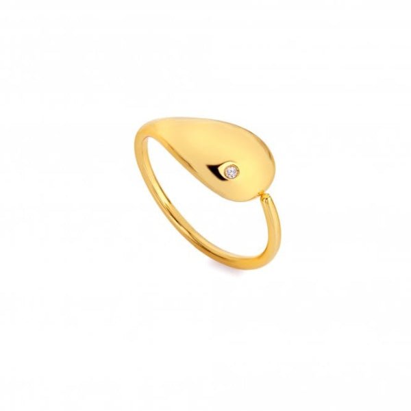 Hot Diamonds Gold Jac Jossa Tide Ring - MococoHot DiamondsDR282/L5055069053998Rings