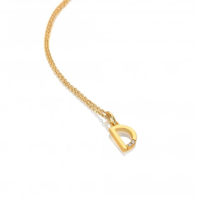 Hot Diamonds Gold Letter A Pendant Necklace - MococoHot DiamondsDP9425055069052519Necklaces