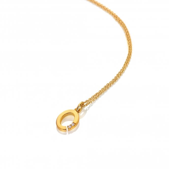 Hot Diamonds Gold Letter A Pendant Necklace - MococoHot DiamondsDP9535055069052625Necklaces