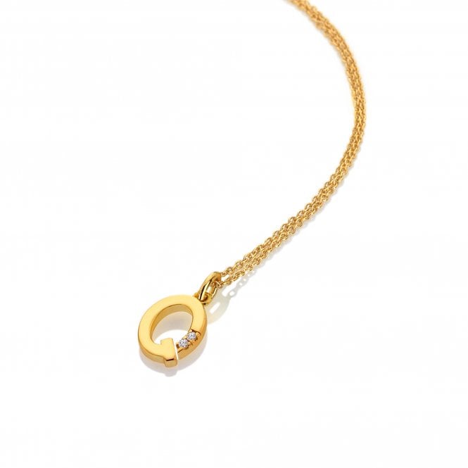 Hot Diamonds Gold Letter A Pendant Necklace - MococoHot DiamondsDP9555055069052649Necklaces
