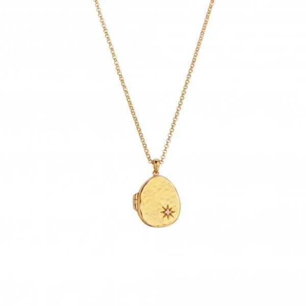 Hot Diamonds Gold Lunar Locket - MococoHot DiamondsDP9065055069049670Necklaces