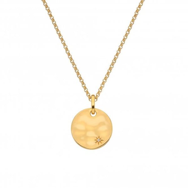 Hot Diamonds Gold Lunar Pendant - MococoHot DiamondsDP8375055069045795Necklaces