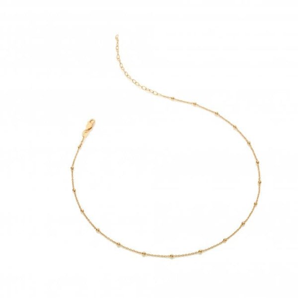 Hot Diamonds Gold Silver Embrace Beaded Cable Chain - 32 - 39 cm - MococoHot DiamondsCH0975055069045269Necklace