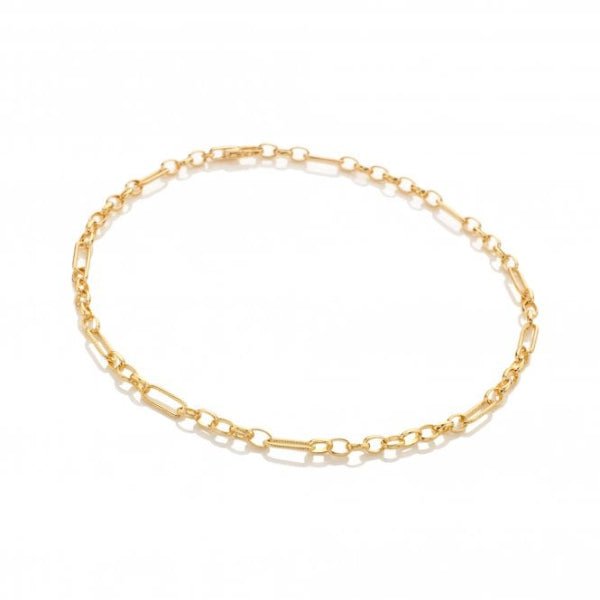 Hot Diamonds Gold Silver Embrace Statement Chain - 45 cm - MococoHot DiamondsCH1195055069049632Necklace