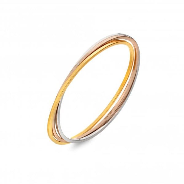 Hot Diamonds Gold Silver Trio Bangle Bracelet - Tri - colour - MococoHot DiamondsDC2195055069057422Bracelets