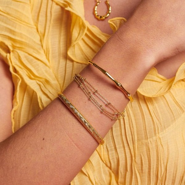 Hot Diamonds Gold Silver X GE Bondi Bangle Bracelet - MococoHot DiamondsDC2205055069057675Bracelets