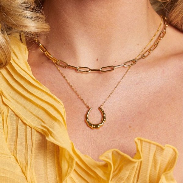 Hot Diamonds Gold Silver X GE Bondi Necklace - MococoHot DiamondsDN2155055069057668Necklaces