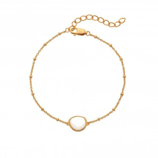 Hot Diamonds Gold Silver X GE Calm Bracelet - MOP - MococoHot DiamondsDL7045055069057323Bracelets