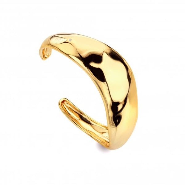 Hot Diamonds Gold Silver X TG Organic Wave Cuff - YGP - MococoHot DiamondsDC2065055069055497Bracelets