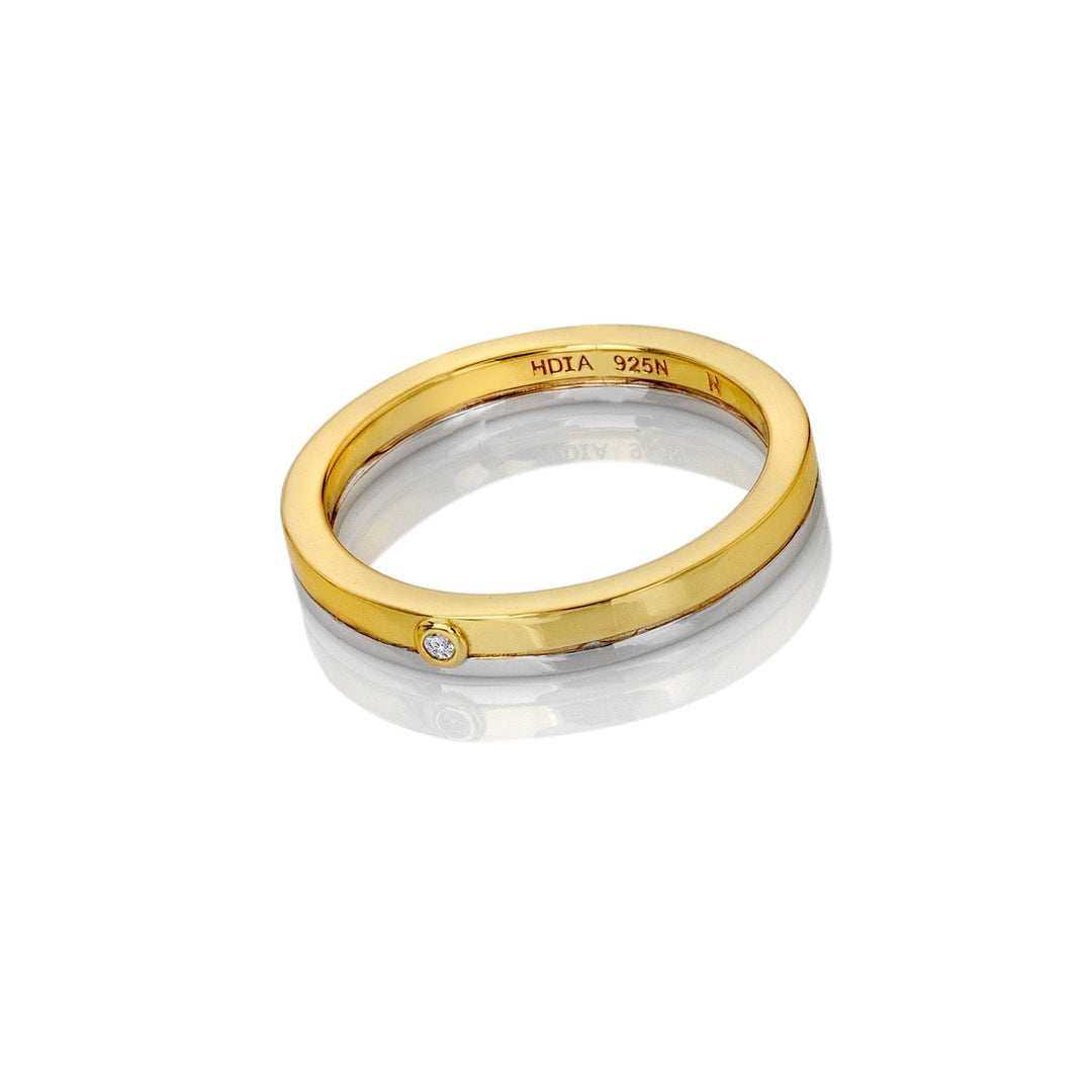 Hot Diamonds Gold with Diamond Ring - MococoHot DiamondsDR308/M-Rings