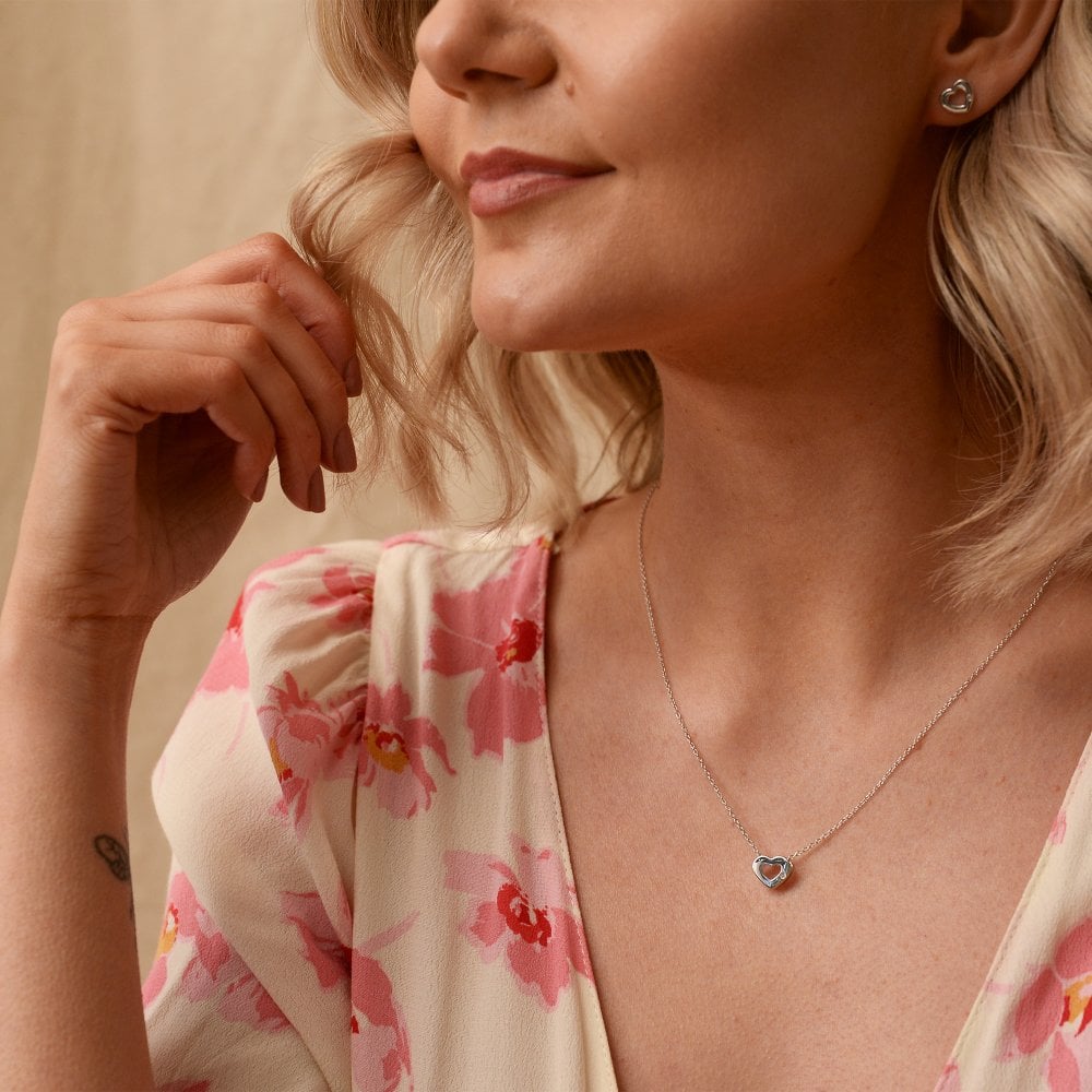 Hot Diamonds Silver Amulets Heart Pendant Necklace - MococoHot DiamondsDP7475055069041216Necklaces