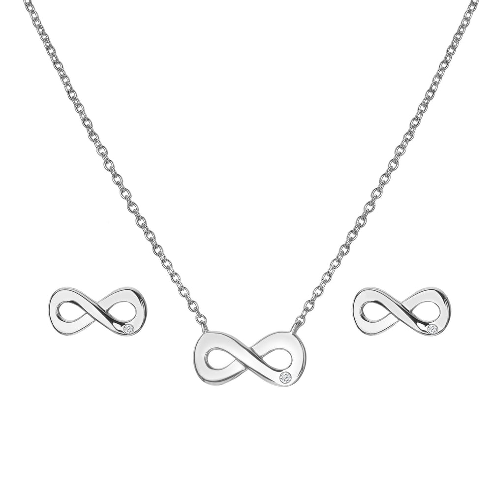 Hot Diamonds Silver Amulets Infinity Set - MococoHot DiamondsSS141Jewellery Sets