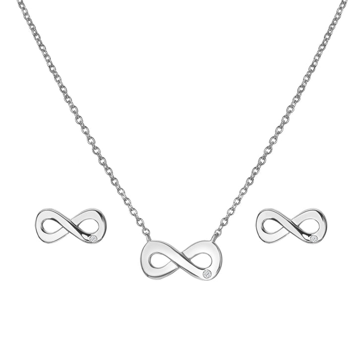 Hot Diamonds Silver Amulets Infinity Set - MococoHot DiamondsSS141Jewellery Sets