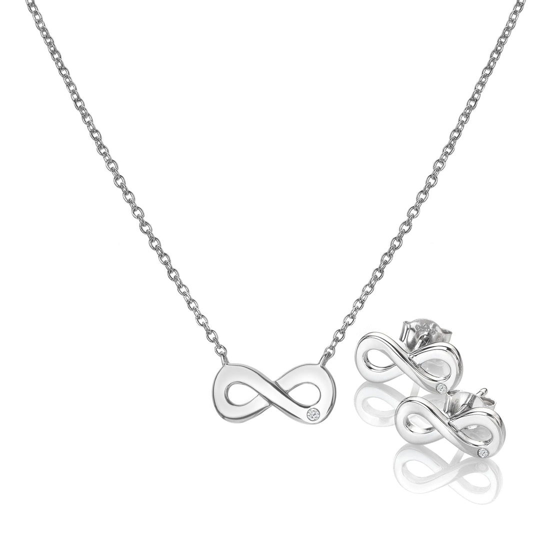 Hot Diamonds Silver Amulets Infinity Set - MococoHot DiamondsSS141Jewellery Sets