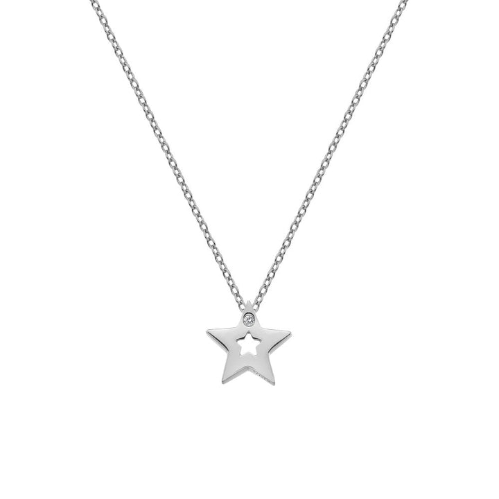 Hot Diamonds Silver Amulets Star Pendant Necklace - MococoHot DiamondsDP7225055069038070Necklaces