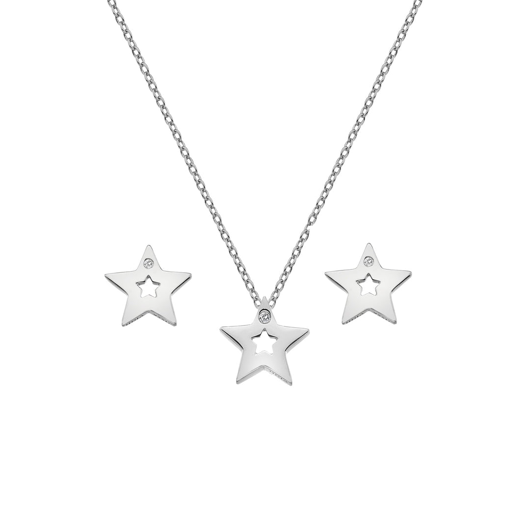 Hot Diamonds Silver Amulets Star Set - MococoHot DiamondsSS132Jewellery Sets