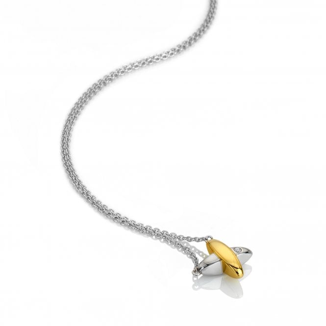 Hot Diamonds Silver and Gold Coupled Necklace - MococoHot DiamondsDN225Necklaces