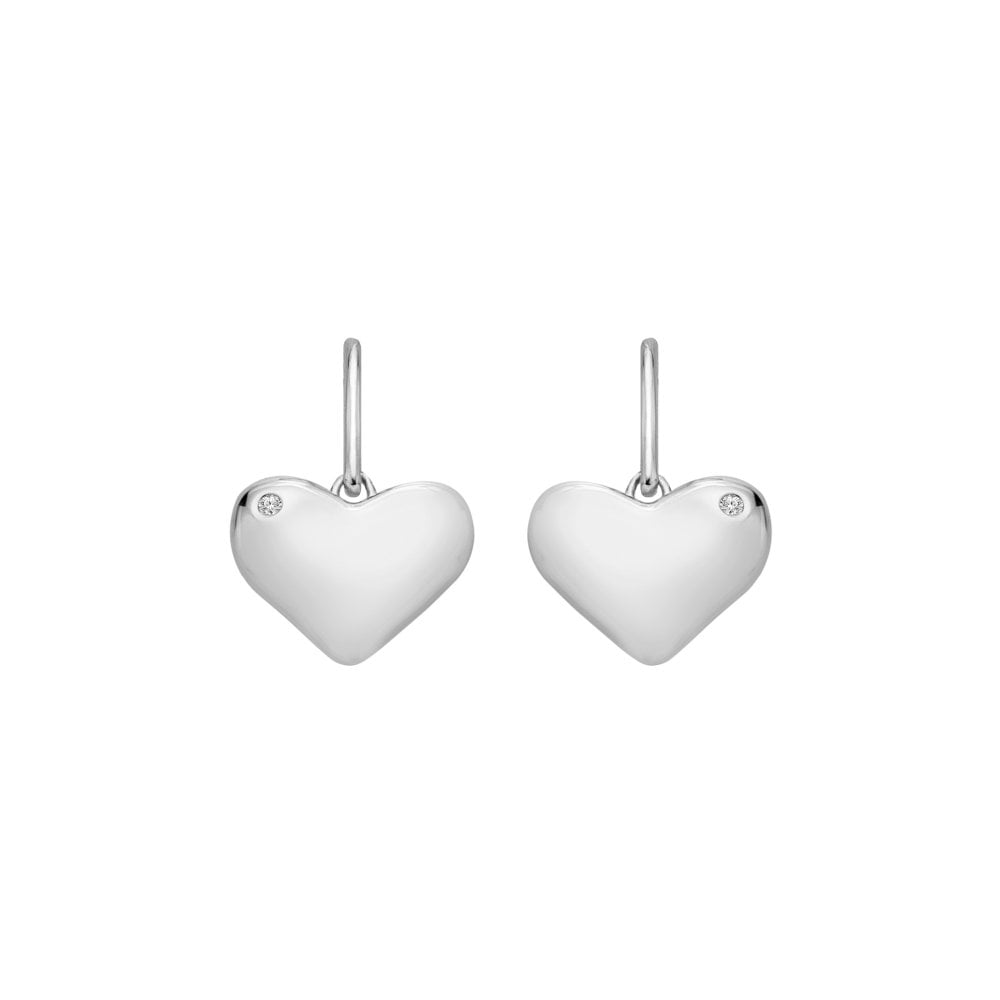 Hot Diamonds Silver Desire Heart Earrings - MococoHot DiamondsDE780Earrings