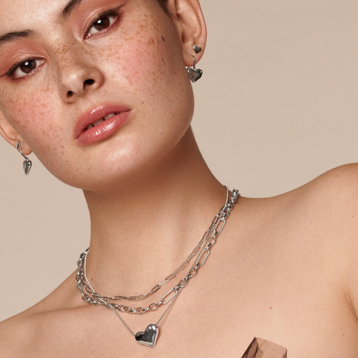 Hot Diamonds Silver Desire Heart Earrings - MococoHot DiamondsDE780Earrings