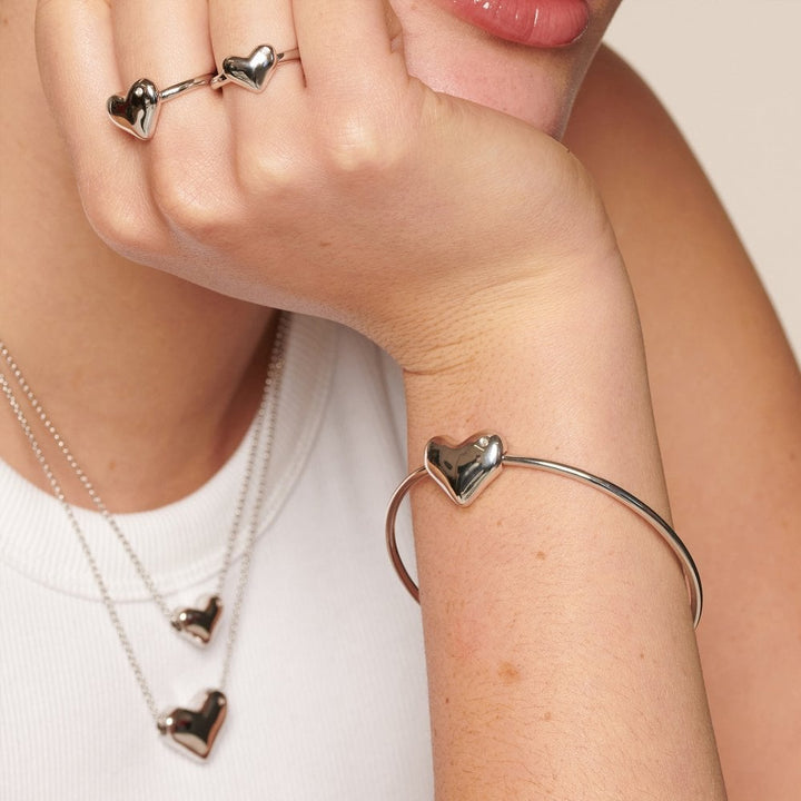 Hot Diamonds Silver Desire Heart Ring - MococoHot DiamondsDR274/KRings