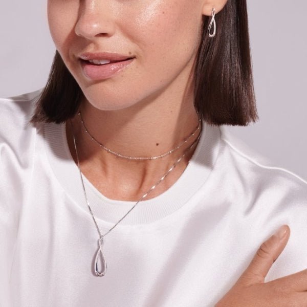 Hot Diamonds Silver Flourish Pendant - MococoHot DiamondsDP9275055069050768Necklaces