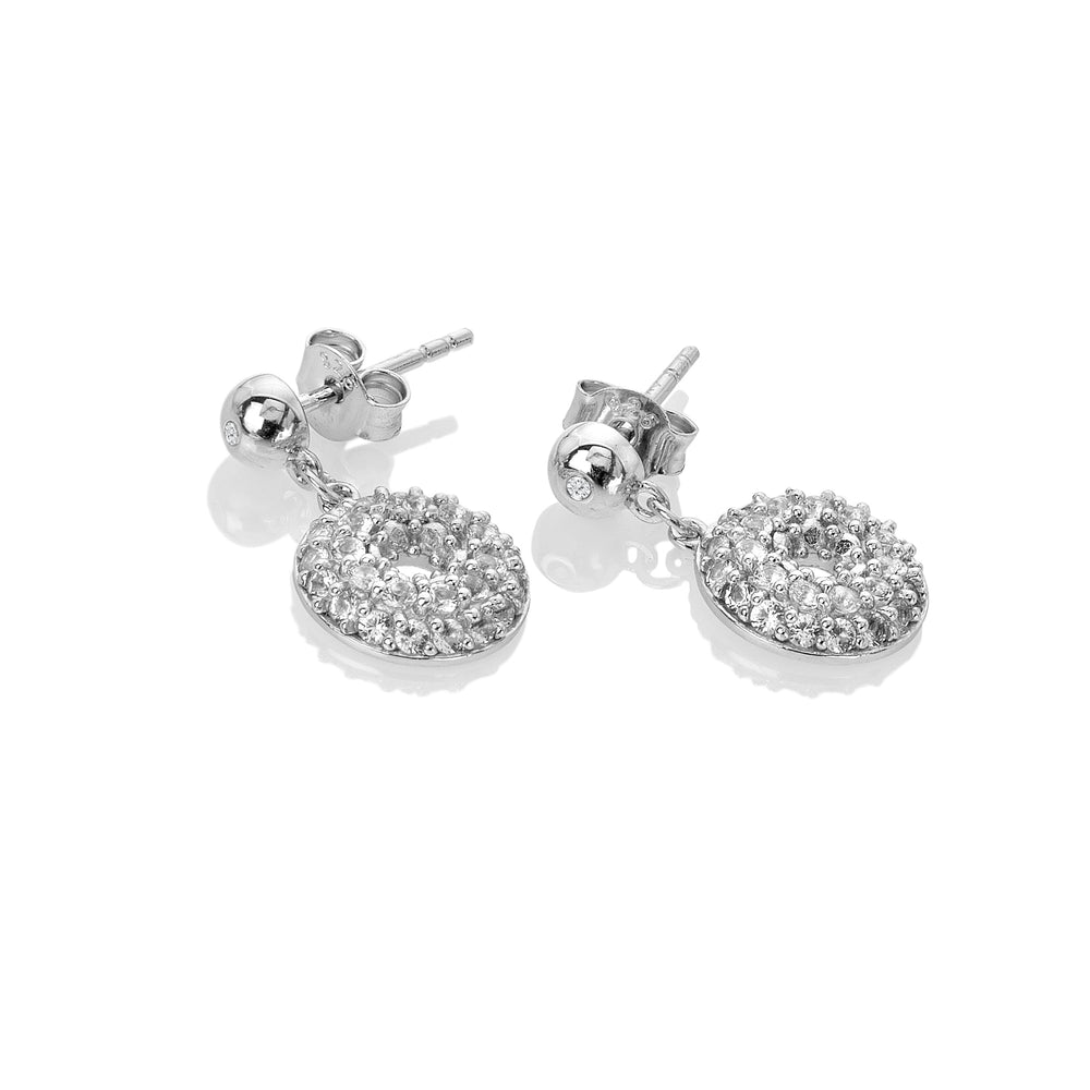 Hot Diamonds Silver Forever White Topaz Drop Earrings - MococoHot DiamondsDE722Earrings