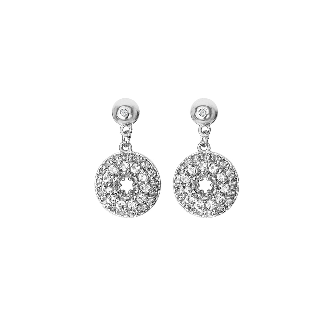 Hot Diamonds Silver Forever White Topaz Drop Earrings - MococoHot DiamondsDE722Earrings