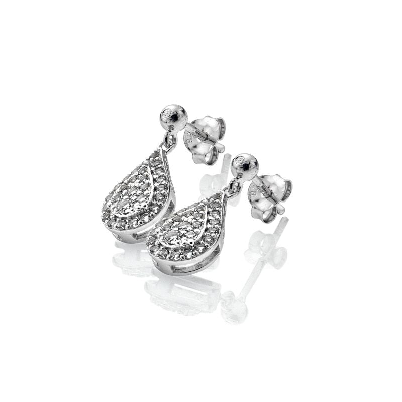Hot Diamonds Silver Glimmer Teardrop Dangle Earrings - MococoHot DiamondsDE735Earrings