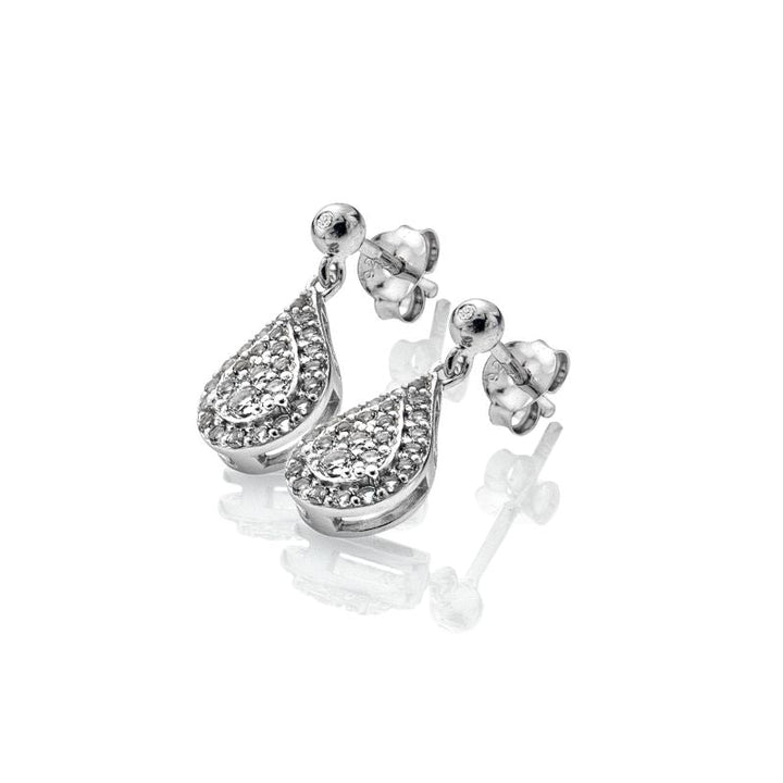 Hot Diamonds Silver Glimmer Teardrop Dangle Earrings - MococoHot DiamondsDE735Earrings